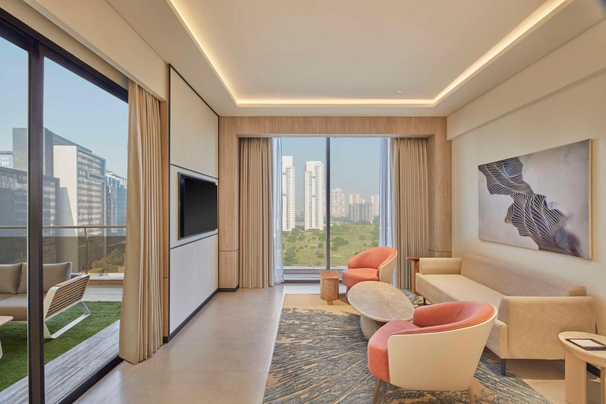 Hilton Gurugram Baani City Centre Gurgaon Extérieur photo